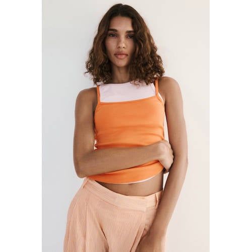 Mango top - oranje