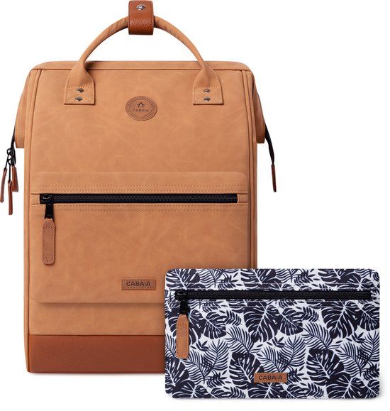 Cabaïa CABAIA - Rugzak Adventurer Large 23L Moscow, Computercompartiment 15", Levenslange garantie, Brede opening - Bruin