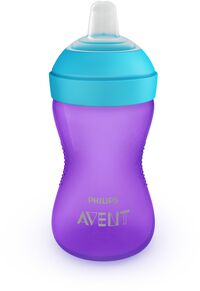 Philips Avent Zachte Bijtbestendige Tuitbeker - 300ml - Paars/Turkoois