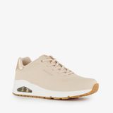 Skechers Uno - Shimmer Away Dames Sneakers - Beige