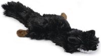 Beeztees Flatino Vos - Hondenspeelgoed - Zwart - 30 cm