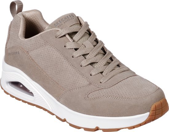 SKECHERS Uno Heren Sneakers - Bruin - Maat 46