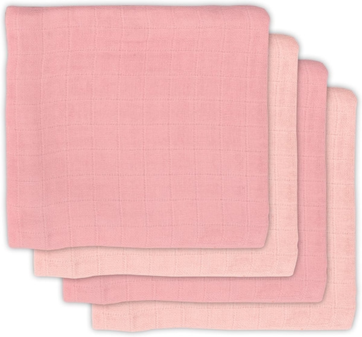 Jollein Hydrofiele doek Bamboe 4 stuks Pale pink 70x70cm roze
