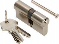 Merkloos Cilinder voor Deurslot - Nikkel - 25/30mm
