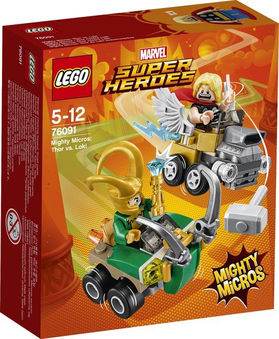 LEGO Marvel Super Heroes Mighty Micros: Thor vs. Loki 76091