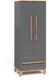 Vitalispa Malia Kindergarderobe – 70 x 186.8 cm Grijs/Kunstnijverheid