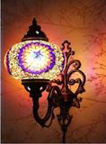 Halay Oosterse Lamp - Wandlamp Mozaïek - Ø 19 cm - Hoogte 28 cm - Handgemaakt Multi Kleur