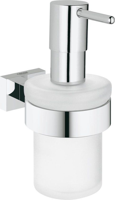GROHE Essentials Cube Soap Dispenser - Chrome - 160ml - 40756001
