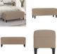 vidaXL Bankje 100x35x41 cm kunstleer cappuccinokleurig
