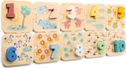 New Classic Toys Woet® Houten Cijferpuzzel Safari