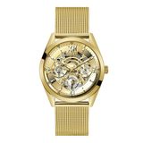 Guess Tailor GW0368G2 Horloge - Staal - Goudkleurig - Ø 42 mm