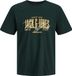JACK & JONES JJAERO TEE SS CREW NECK T-shirt Homme Coton Regular Fit Scarab L