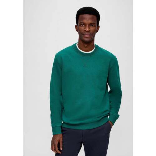 s.Oliver s.Oliver sweater met logo groen