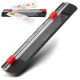 GENIE CT 05 Papiersnijder A4, 4-in-1 rolsnijder met rechte snijmachine, papiersnijmachine voor kantoor, school en hobby
