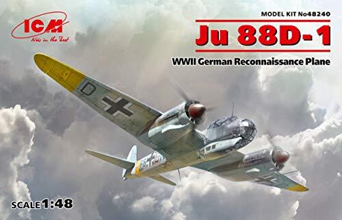 ICM 48240 Ju 88D-1,WWII Duitse ReconnaissancePlane modelbouwset, grijs