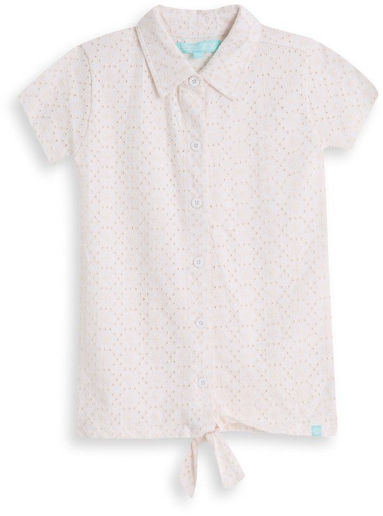 4PRESIDENT T-shirt meisjes - Bright white - Maat 140 - Meiden shirt
