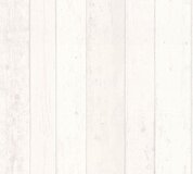 A.S. Création Houten Planken Behang - Wit Grijs - 53 cm x 10,05 m - Industrieel