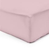 VISION Hoeslaken Roze - 140x190cm - 100% Katoen