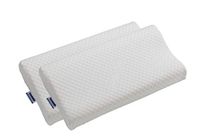Todocama Visco-elastisch neksteunkussen met ergonomisch therapeutisch ontwerp. Dubbele afneembare en wasbare hoes. Volledig gemaakt in Spanje. Premium kussen (2 kussens, 67 x 35 x 13 cm)