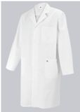 BP Lange Heren Doktersjas Zorgjas Maat 48 Wit Katoen/Polyester