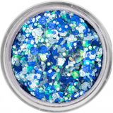Partyxplosion PXP Pressed chunky glitter creme water rimpels 10 ml Blauw