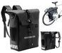 Sacoche de vélo étanche - Multifonctionnel pour porte-bagages - 18 litres - Noir