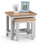Richmond Tables basses, gris éléphant/chêne clair, lot de 2