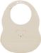 Nattou SILICONE Slabbetje met Opvangbakje - 21 cm - Klei