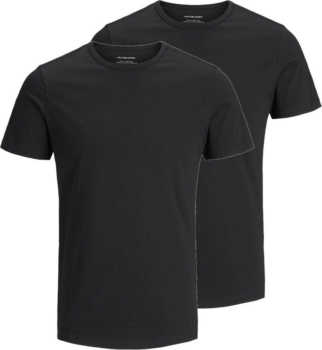 Jack & Jones Mannen Basis T-shirt - Black - Maat XXL