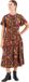 Superdry Robe midi à volants imprimée à manches courtes Marron S Femme