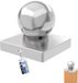 Gezu Impex chapeau de poteau 71 x 71 mm | Boule set van 4 Acier inoxydable