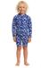 Funky Trunks Go Beached Bro Long Sleeve UV Shorty with Front Zip Multicolour 5 Ans Garçon