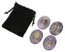 Reiki Set de 4 Pierres Reiki pour Méditation et Décoration