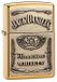 Zippo Jack Daniel's Gold Lighter - Brass Emblem