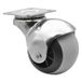 WAGNER Design - Kogelrol/Transportrol/Meubelrol - Kogel - Grijs, Softloopvlak, Diameter Ø 50 mm, Bouwhoogte 50 mm, Bouwhoogte 65 mm, Schroefplaat 38 x 38 mm, Draagkracht 50 kg - 01001301