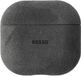 Rosso Avanti Apple AirPods 4 / 5 MagSafe Hoesje Alcantara Case Grijs