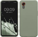 kwmobile telefoonhoesje geschikt voor Samsung Galaxy Xcover7 - Back cover in grijsgroen
