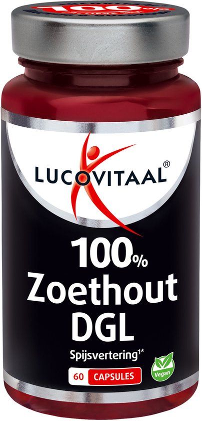 Lucovitaal 100% Zoethout DGL - 60 capsules