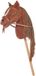 HKM HOBBY HORSE -MINI- Brun-rouge foncé