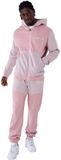 Project X Paris Sweatshirt met rits en geborduurde mouwen - Roze - Maat S