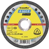 Klingspor 328906 Doorslijpschijf recht 125 mm 25 stuk(s) RVS