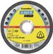 Klingspor 328906 Doorslijpschijf recht 125 mm 25 stuk(s) RVS
