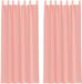 vidaXL Gordijnen met lussen 2 st 140x245 cm roze