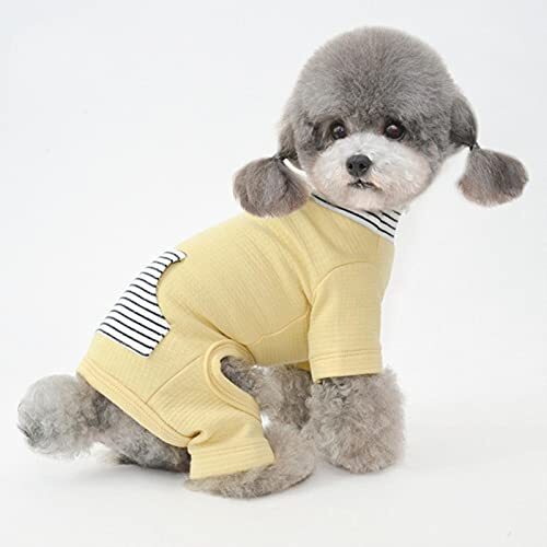 JRKJ Kleine Hond Pyjama Jumpsuit Puppy Overalls Winter Pet Full Body