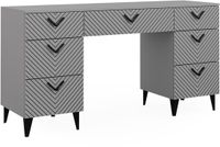 Vicco Anett Bureau – 150 x 45 cm met 7 laden Grijs