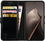 Rosso Element Wallet Book Case voor Xiaomi 15T - Zwart
