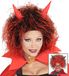 Finidi Duivel pruik Donna Unisex Halloween en Horror Volwassenen Wasbaar