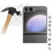 Samsung Protecteur d'Écran en Verre Trempé pour Galaxy Z Flip6/Z Flip7 FE - Transparente, Case Friendly