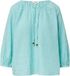 s.Oliver Blouse turquoise / wit
