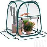 Outsunny Mini Kas PVC 70x70x80cm Transparant